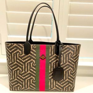 Authentic Gucci Supreme Caleido Web Tote